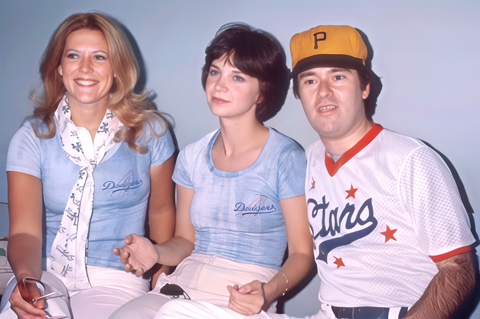 21ST August 1976“Los Angeles Dodgers versus celebrities baseball game“Dodger Stadium, Los Angeles, California